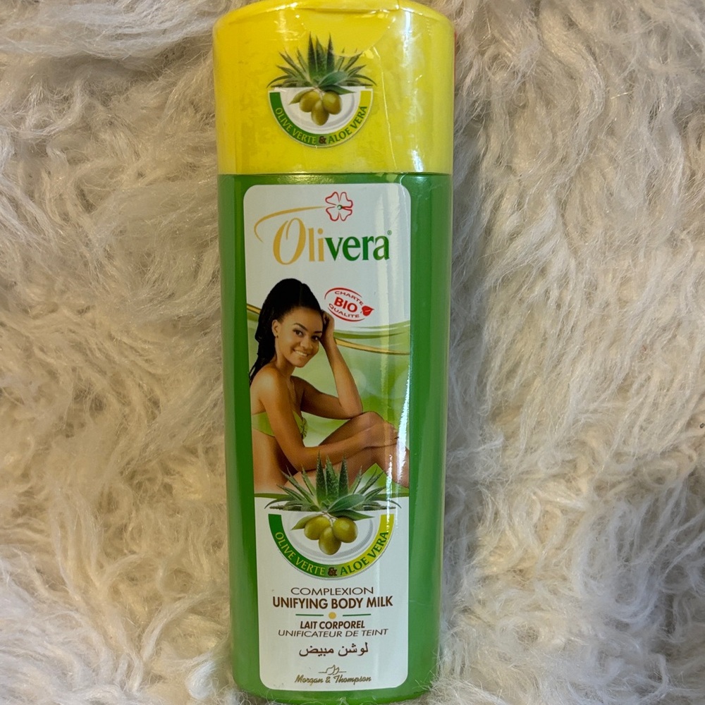 Yellow and Green Complexion Unifying Body Milk